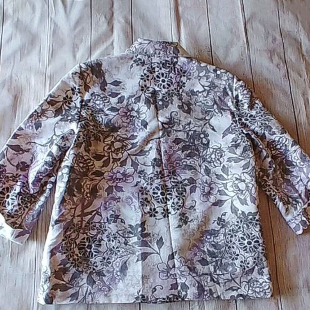 Vintage Alfred Dunner Ultrasuede Snap Button Western Style Jacket 10 - Picture 7 of 9